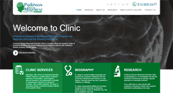 Desktop Screenshot of movementdisorderclinic.com